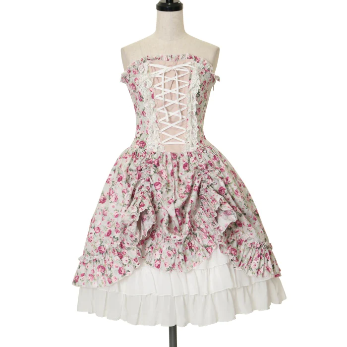 Atelier Pierrot Bustle Corset OP in Floral Print